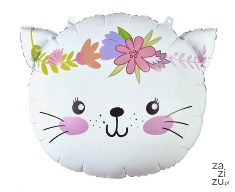 Balon foliowy Kotek 44x35 cm (głowa) BF-HKOT Balon foliowy Kotek 44x35 cm (głowa) BF-HKOT