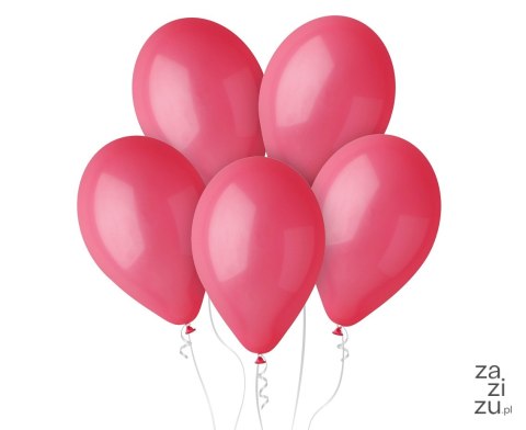 Balony czerwone pastelowe 100szt. G110 Balony czerwone pastelowe 100szt. G110