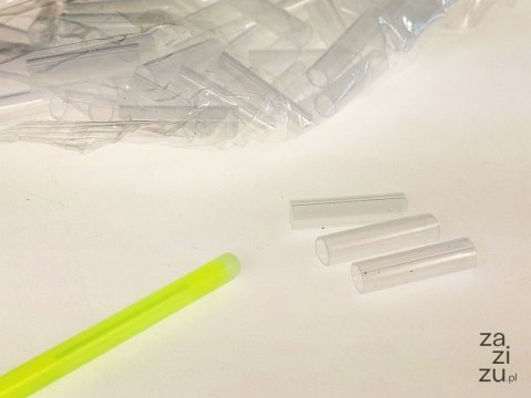 Bransoletki łamane 21cm fluo świecące w ciemności 50 szt. w tubie 28 x 6cm Bransoletki łamane 21cm fluo świecące w ciemności 50 szt. w tubie 28 x 6cm