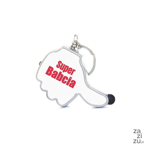 Brelok latarka z napisem "Super Babcia" Brelok latarka z napisem "Super Babcia"