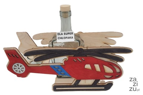 Karafka HELIKOPTER + 6 kieliszków Dla Super Chłopaka Karafka HELIKOPTER + 6 kieliszków Dla Super Chłopaka