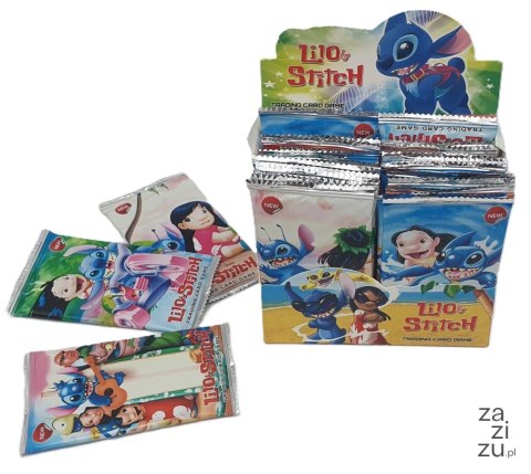 Karty Lilo & Stitch 36 saszetek x 8 kart Karty Lilo & Stitch 36 saszetek x 8 kart
