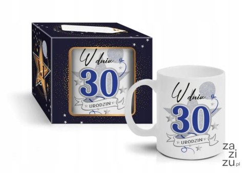 Kubek Boss STARS 300ml - W dniu 30 urodzin Kubek Boss STARS 300ml - W dniu 30 urodzin