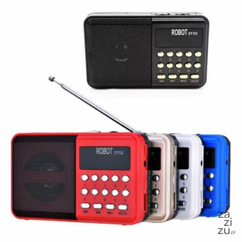 Mini radio małe kieszonkowe FM USB SD bateria XJ5097 Mini radio małe kieszonkowe FM USB SD bateria XJ5097