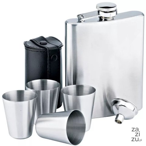 Piersiówka stalowa metalowa nierdzewna 210ml + kieliszki z napisem Dla Super Chłopaka XJ4263 Piersiówka stalowa metalowa nierdzewna 210ml + kieliszki z napisem Dla Super Chłopaka XJ4263