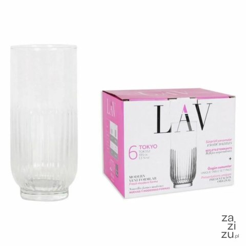 Szklanki wysokie LAV TOKIO 6 szt. 395 ml Szklanki wysokie LAV TOKIO 6 szt. 395 ml