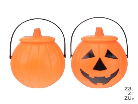 Wiaderko halloween pojemnik dynia na cukierki duże kociołek na słodycze 26145 Wiaderko halloween pojemnik dynia na cukierki duże kociołek na słodycze 26145
