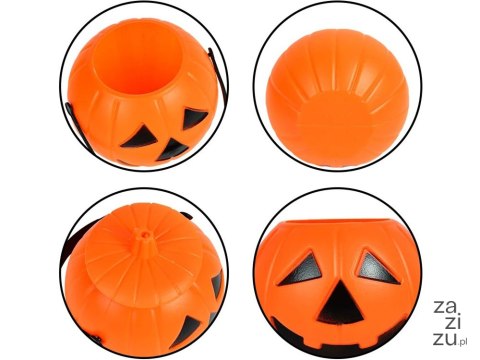 Wiaderko halloween pojemnik dynia na cukierki duże kociołek na słodycze 26145 Wiaderko halloween pojemnik dynia na cukierki duże kociołek na słodycze 26145