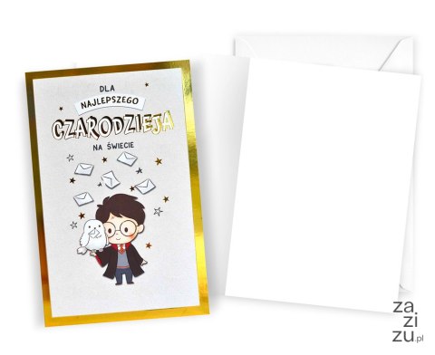 Karnet Ogólne życzenia (Harry Potter) DHS-018 Karnet Ogólne życzenia (Harry Potter) DHS-018