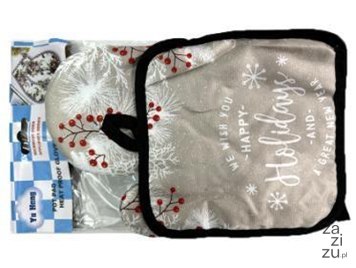 Kpl.podkładka zestaw kuchenny łapka + podkładka święta BOŻE NARODZENIE Kpl.podkładka zestaw kuchenny łapka + podkładka święta BOŻE NARODZENIE