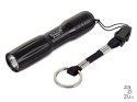 Latarka taktyczna mini dioda led brelok na baterie 08022
