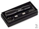 Latarka taktyczna mini dioda led brelok na baterie 08022
