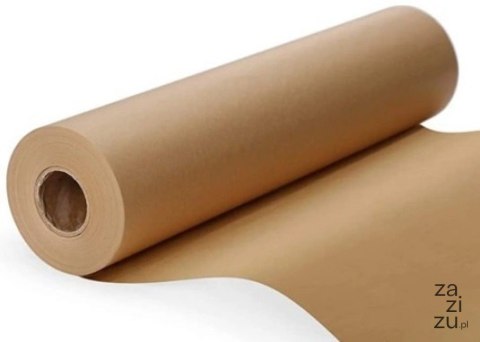 Papier do pieczenia 38 cm x 50 m silikonowy brązowy Papier do pieczenia 38 cm x 50 m silikonowy brązowy