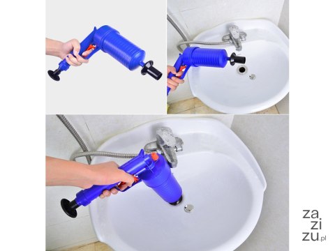 Pistolet do udrażniania rur przepychacz wc kret Pistolet do udrażniania rur przepychacz wc kret