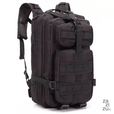 Plecak wojskowy taktyczny militarny SURVIVAL 28l CZARNY XJ046BLACK Plecak wojskowy taktyczny militarny SURVIVAL 28l CZARNY XJ046BLACK
