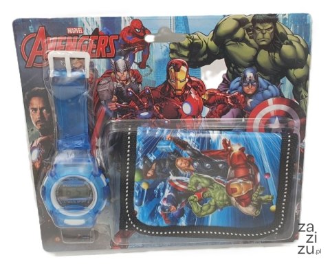 Portfel + zegarek AVENGERS KRGHS-5393 Portfel + zegarek AVENGERS KRGHS-5393