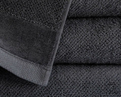 Ręcznik kąpielowy 50 x 90 VITO Ombre Ciemny Szary 100% bawełna Ręcznik kąpielowy 50 x 90 VITO Ombre Ciemny Szary 100% bawełna