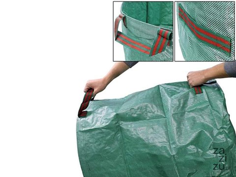 Worek ogrodowy torba ogrodowa pojemnik kosz na liście trawę 120l mocny duży Worek ogrodowy torba ogrodowa pojemnik kosz na liście trawę 120l mocny duży
