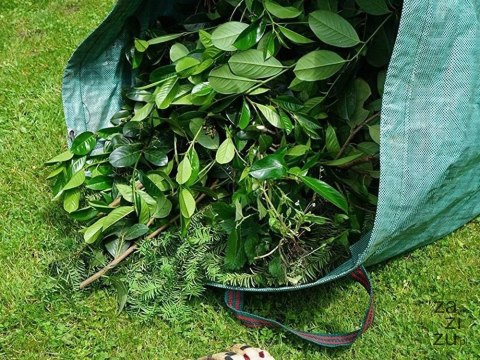 Worek ogrodowy torba ogrodowa pojemnik kosz na liście trawę 120l mocny duży Worek ogrodowy torba ogrodowa pojemnik kosz na liście trawę 120l mocny duży