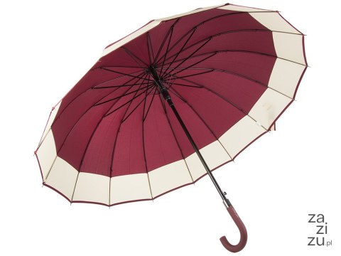 Elegancki duży parasol rządowy mocny xxl antypoślizgowa rączka automatyczny CZERWONY Elegancki duży parasol rządowy mocny xxl antypoślizgowa rączka automatyczny CZERWONY