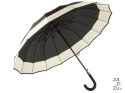 Elegancki duży parasol rządowy mocny xxl antypoślizgowa rączka automatyczny