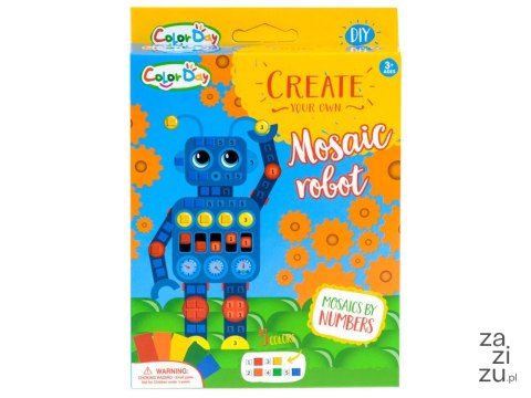 Kreatywna mozaika piankowa wyklejanka robot ZA2054 RO Kreatywna mozaika piankowa wyklejanka robot ZA2054 RO