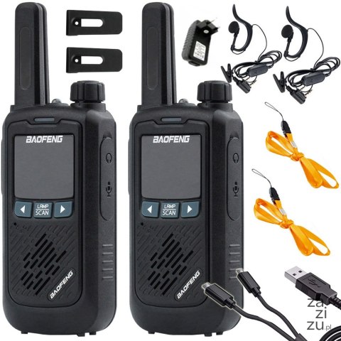 Krótkofalówki walkie talkie baofeng bf-t17 radiotelefon zestaw latarka 2szt Krótkofalówki walkie talkie baofeng bf-t17 radiotelefon zestaw latarka 2szt