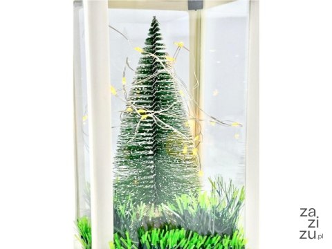 Lampion dekoracyjny LED z choinką 7426 Lampion dekoracyjny LED z choinką 7426