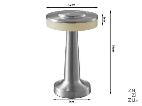 Lampka nocna stołowa dotykowa lampa 3 stopniowa do sypialni bezprzewodowa producenta 12309_S Lampka nocna stołowa dotykowa lampa 3 stopniowa do sypialni bezprzewodowa producenta 12309_S