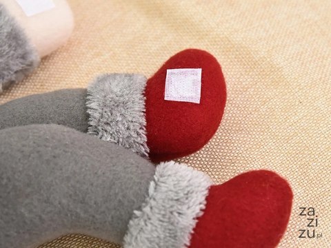 Mikołaj skrzat krasnal gnom świąteczny klamra na zasłony firanek na rzep Mikołaj skrzat krasnal gnom świąteczny klamra na zasłony firanek na rzep