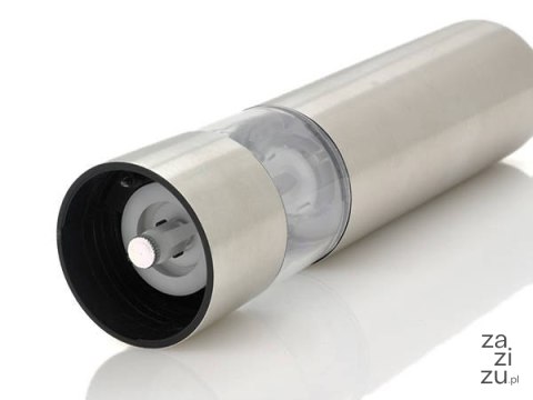 Młynek elektryczny do pieprzu inox 07014 Młynek elektryczny do pieprzu inox 07014