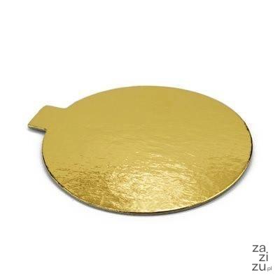 Podkład tortowy bankietówka 8cm 50 szt. złoty Podkład tortowy bankietówka 8cm 50 szt. złoty