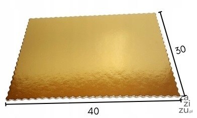 Podkładka pod tort 30 x 40 cm gruba karbowana 2000 g 1 szt. 8795 Podkładka pod tort 30 x 40 cm gruba karbowana 2000 g 1 szt. 8795