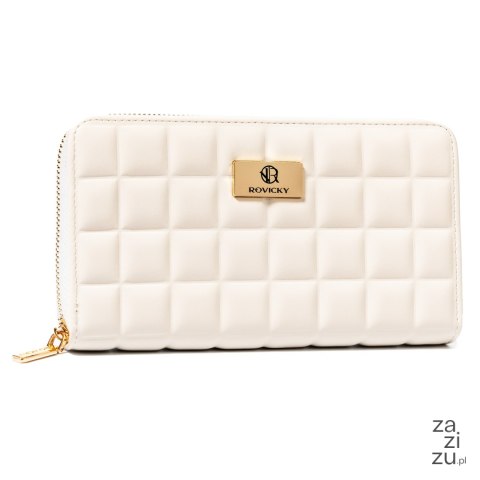 Portfel damski PU R-PKK-01 Cream 5987 Portfel damski PU R-PKK-01 Cream 5987