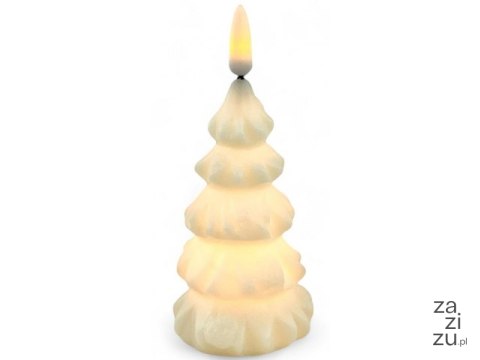 Świeczka led choinka imitacja wosku - 12cm 7309 Świeczka led choinka imitacja wosku - 12cm 7309