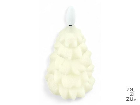 Świeczka led choinka imitacja wosku - 12cm 7309 Świeczka led choinka imitacja wosku - 12cm 7309