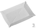Tacka papierowa prostokątna biała 13 x 24 cm 100 szt.