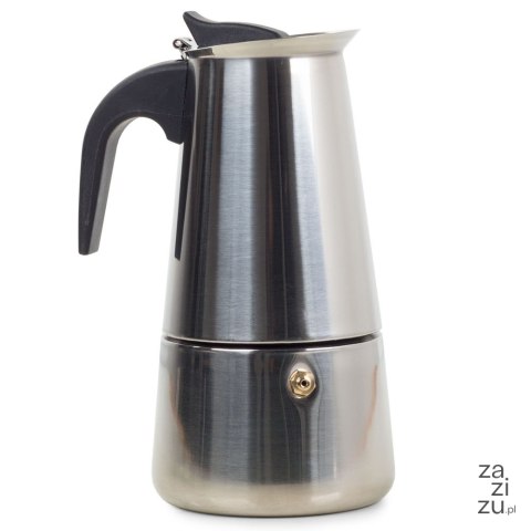 Włoska kawiarka italy zaparzacz kawy 6 filiżanek 300ml stal 07007 Włoska kawiarka italy zaparzacz kawy 6 filiżanek 300ml stal 07007