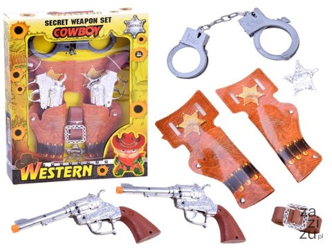 Zestaw kowboja rewolwer kowbojski pistolet ZA2452 Zestaw kowboja rewolwer kowbojski pistolet ZA2452