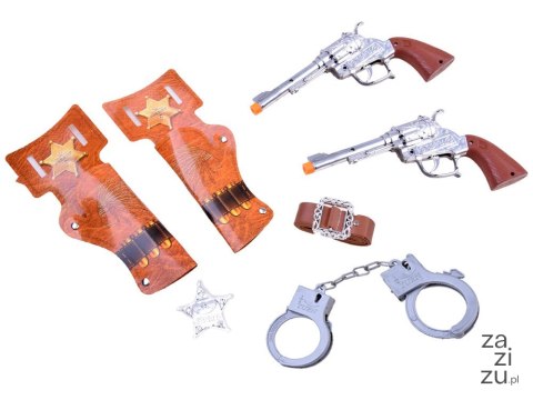 Zestaw kowboja rewolwer kowbojski pistolet ZA2452 Zestaw kowboja rewolwer kowbojski pistolet ZA2452