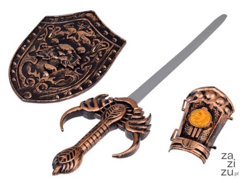 Zestaw rycerza łuk miecz tarcza kostium rycerski ZA5291 Zestaw rycerza łuk miecz tarcza kostium rycerski ZA5291