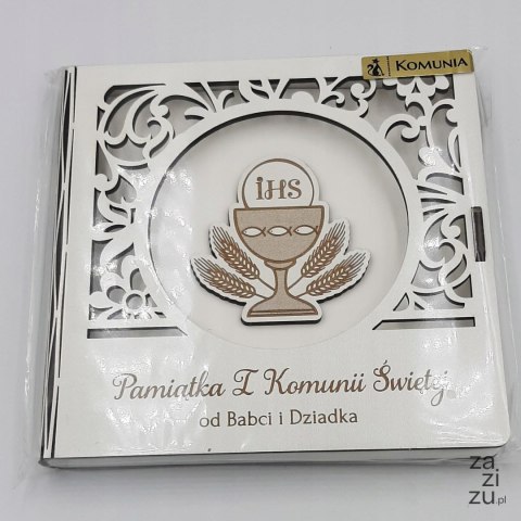 Album kwadrat KOMUNIA OD BABCI I DZIADKA NR7 Album kwadrat KOMUNIA OD BABCI I DZIADKA NR7