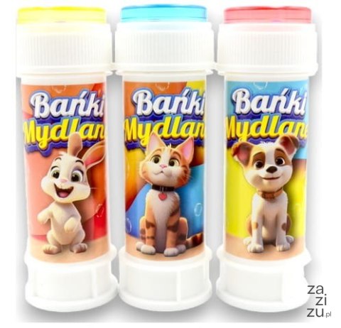 Bańki mydlane 60 ml 9950 ULUBIEŃCY 36szt. BMS-13 Bańki mydlane 60 ml 9950 ULUBIEŃCY 36szt. BMS-13