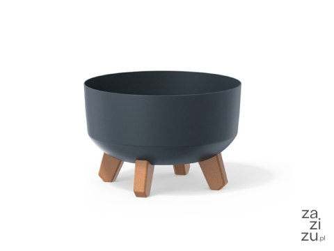 Doniczka Gracia Low antracytowy | DGRL240L Doniczka Gracia Low antracytowy | DGRL240L