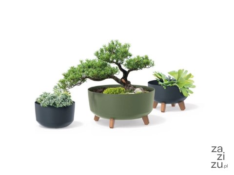 Doniczka Gracia Low antracytowy | DGRL240L Doniczka Gracia Low antracytowy | DGRL240L