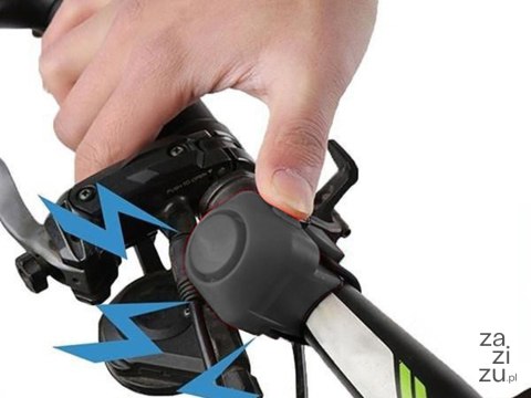Dzwonek rowerowy klakson elektroniczny głośny 130 db syrena na rower alarm 14398_CZ Dzwonek rowerowy klakson elektroniczny głośny 130 db syrena na rower alarm 14398_CZ