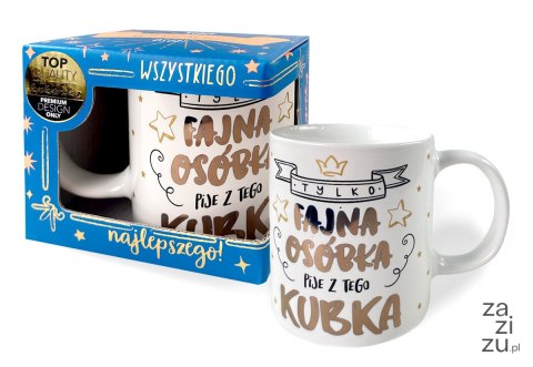 Kubek Premium Fajna osóbka 300ml | Q 911 Kubek Premium Fajna osóbka 300ml | Q 911