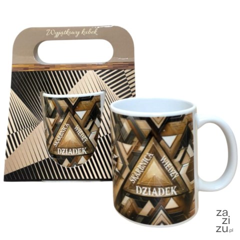 Kubek w ozdobnym opakowaniu Skarbnica Wiedzy Dziadek 300 ml Kubek w ozdobnym opakowaniu Skarbnica Wiedzy Dziadek 300 ml