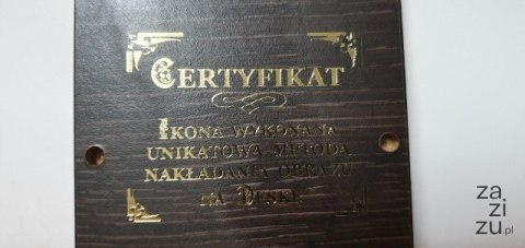 Obraz ikona 10x15 MATKA BOSKA Z DZIECIĄTKIEM Obraz ikona 10x15 MATKA BOSKA Z DZIECIĄTKIEM