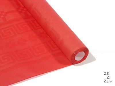 Obrus papierowy w rolce 1,18 x 6m czerwony 20-65 Obrus papierowy w rolce 1,18 x 6m czerwony 20-65
